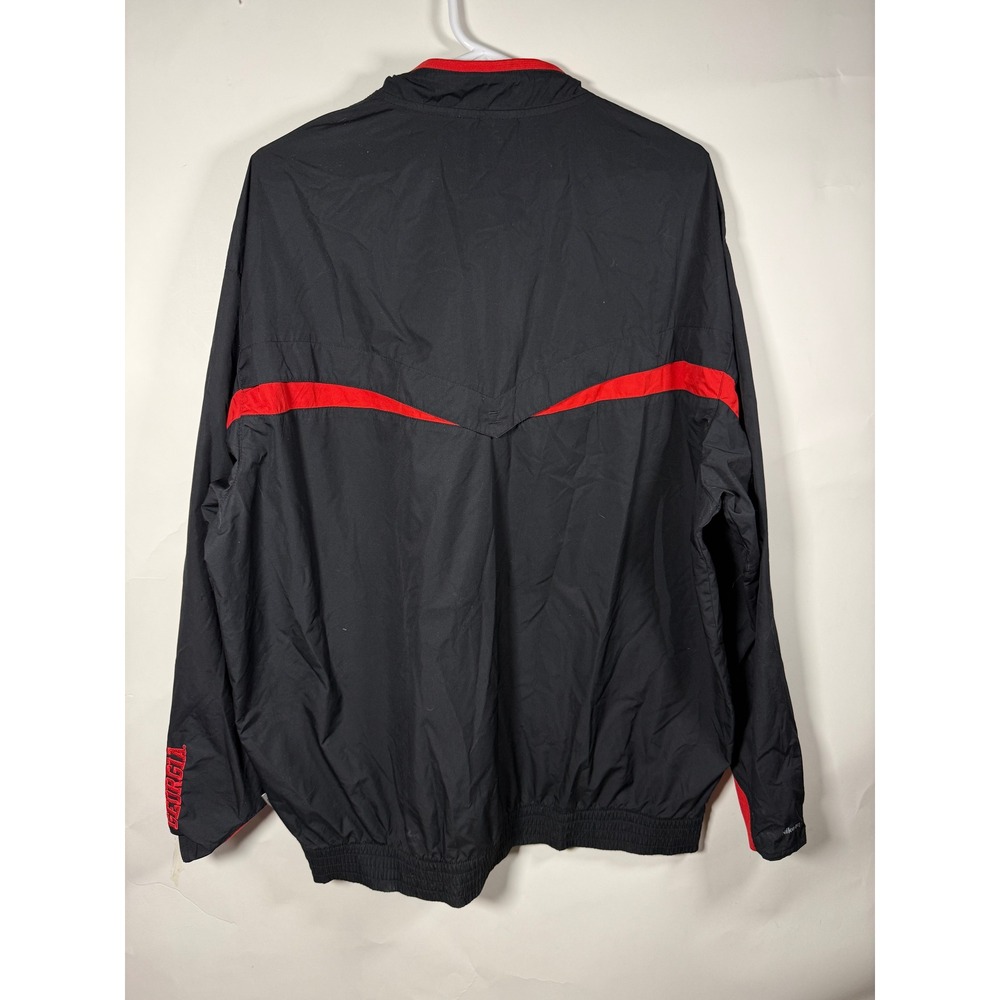 Nike Team Georgia Bulldogs Windbreaker Pullover Black Red Nike Fit Storm XL - Picture 4 of 8